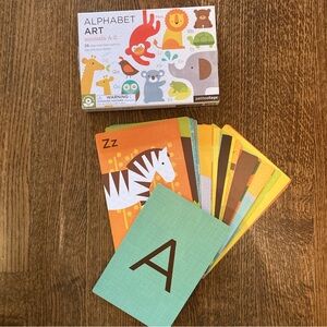 Petit Collage Alphabet Art cards